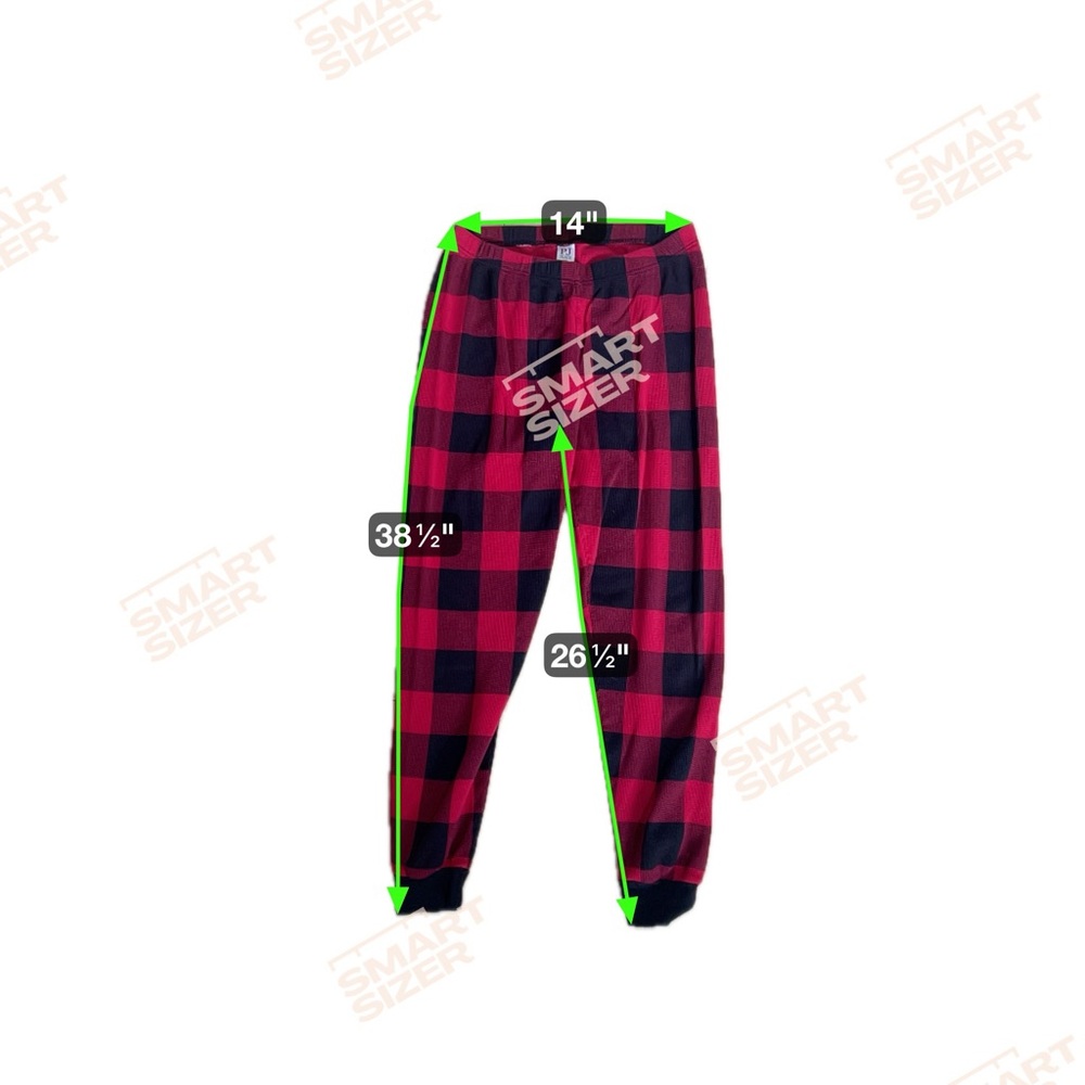 The Children's Place Adult Red and Black Buffalo Check Holiday Christmas Pajamas - Picture 8 of 10